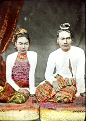 König Thebaw und Königin Supayalat von Burma